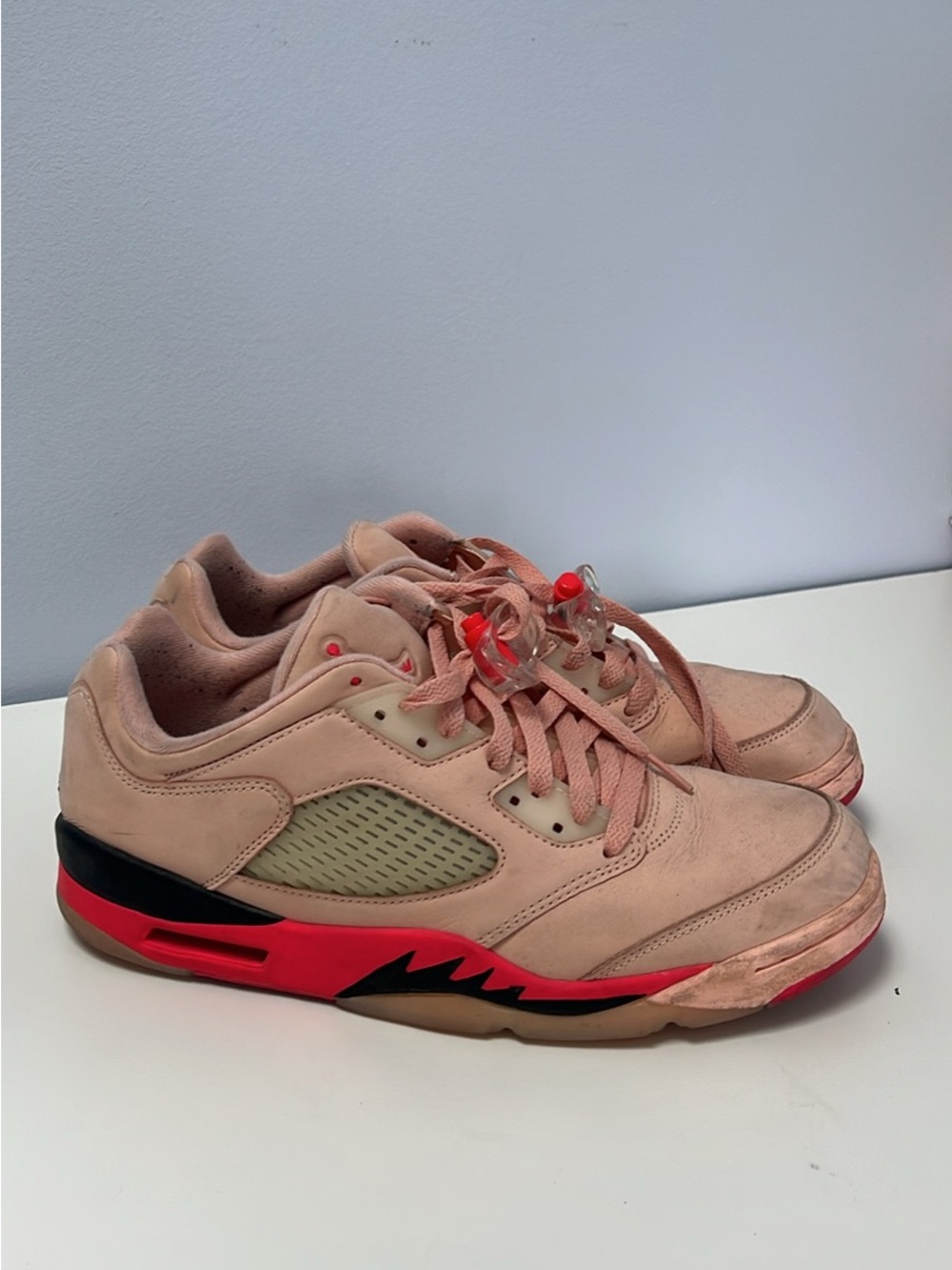 Jordan Women’s Athletic Shoes in Pink and Red